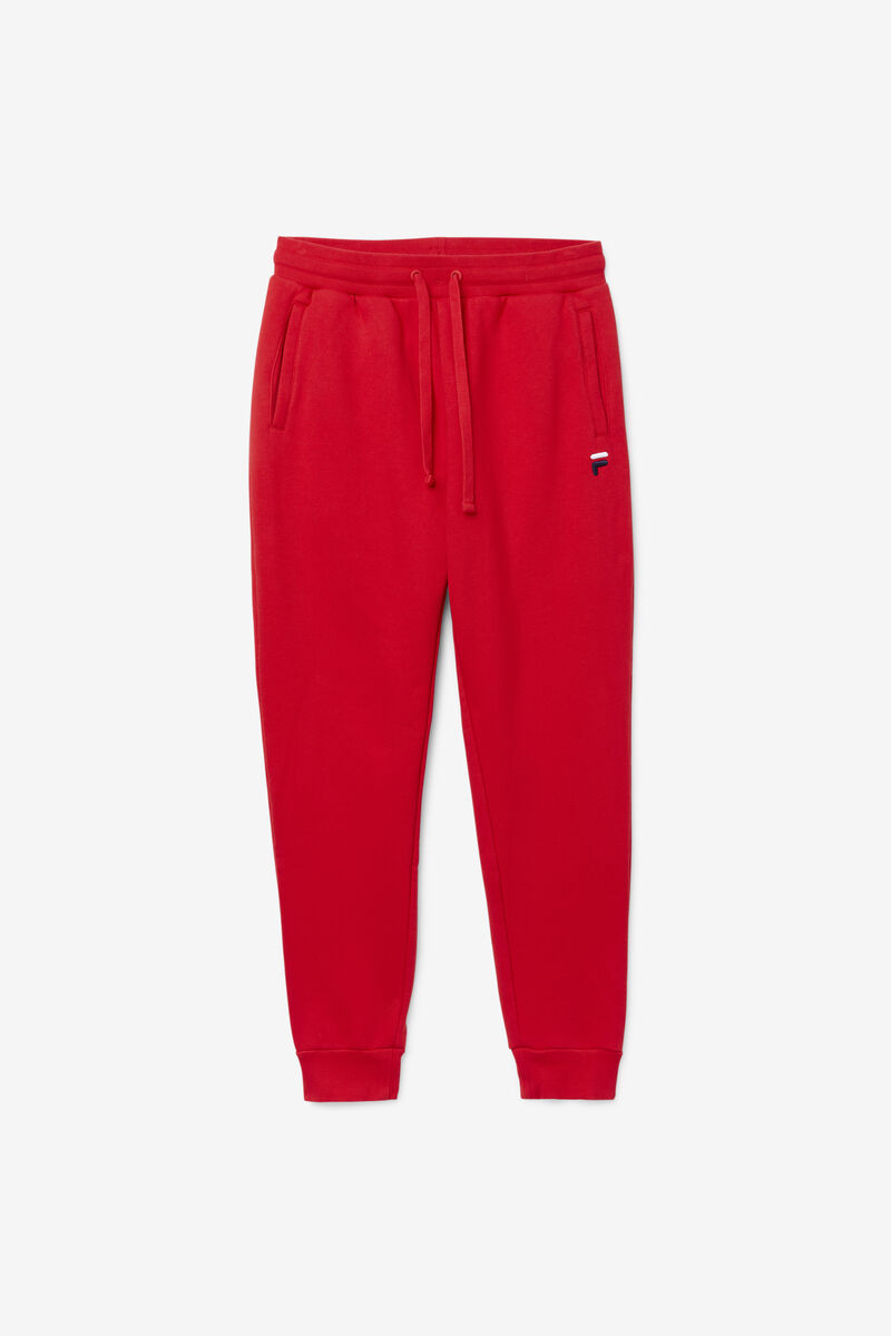 Red Men's Fila Batul Jogger Pants | 8BAZmuQvXDs