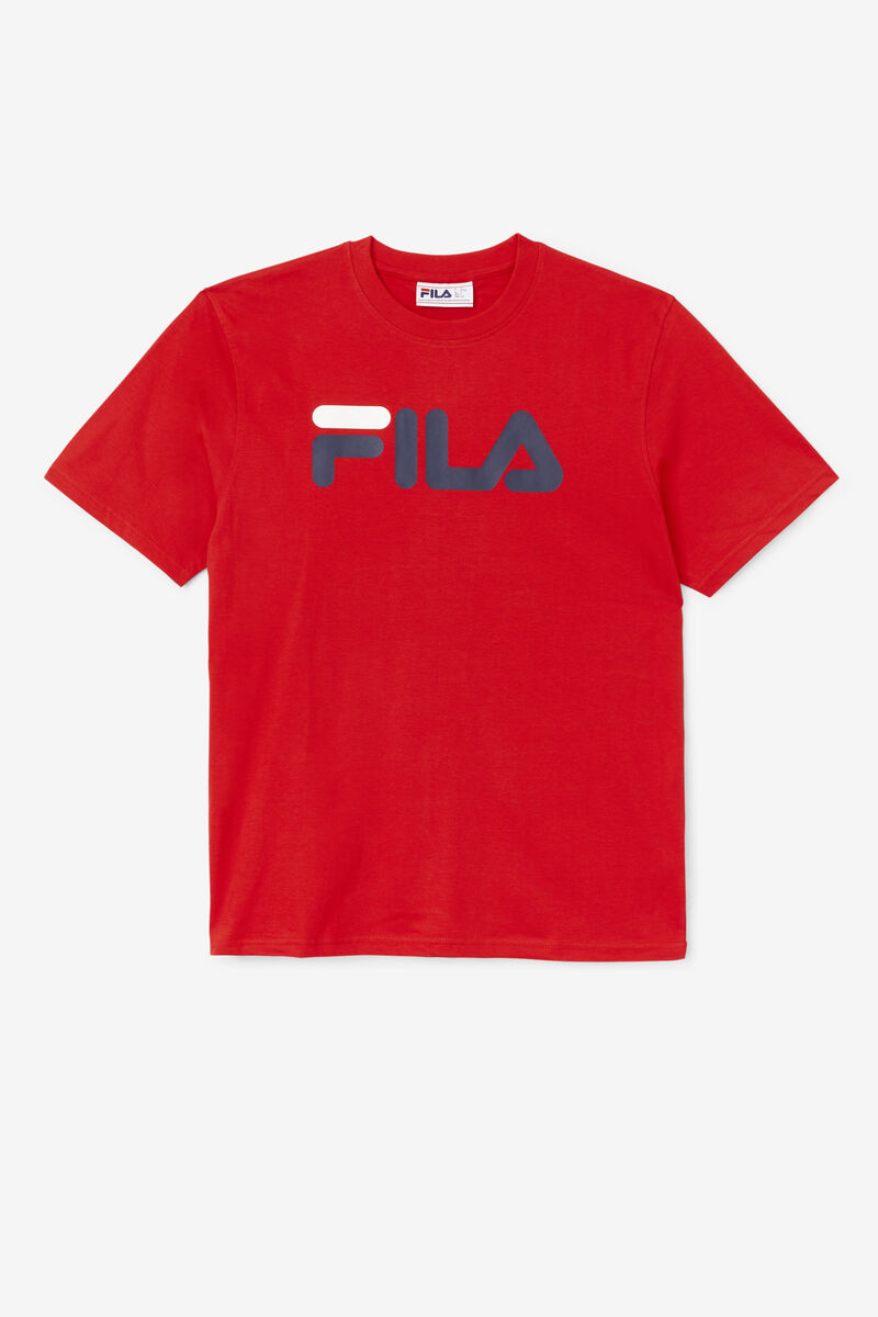 Red Men's Fila Eagle T Shirts | PsxcrgLMAyH