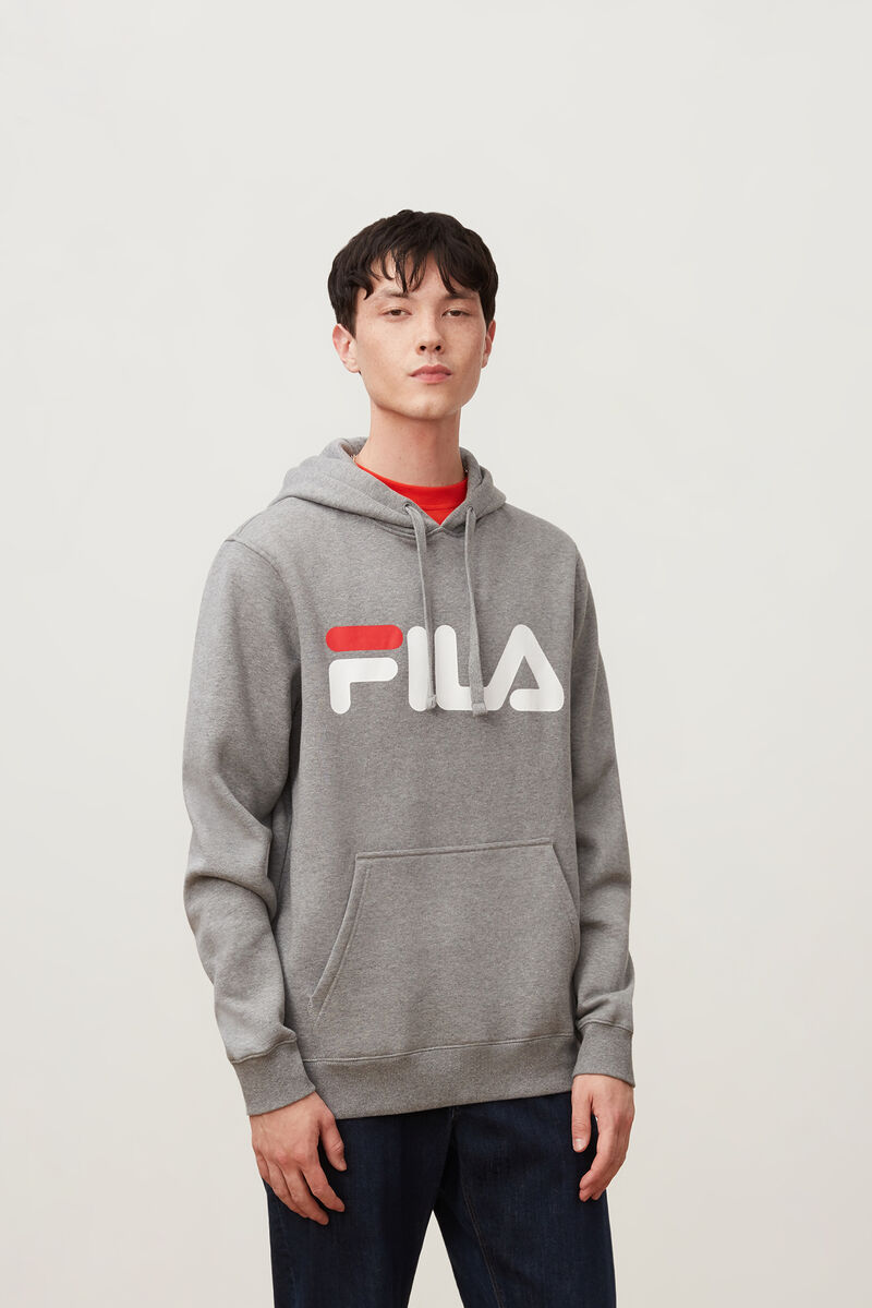 Red Men's Fila Flori Hoodie Hoodies | 98av772kcSK