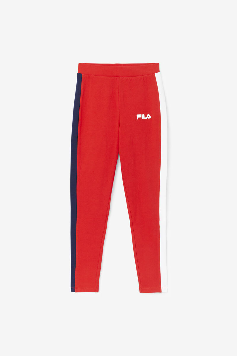 Red Women's Fila Mercy Legging Leggings | h9tcXiIsc1d