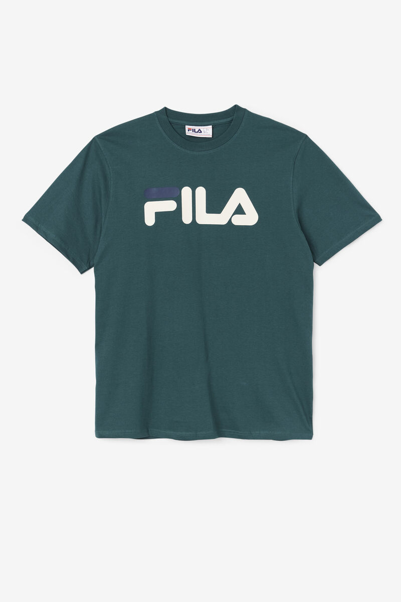 White / Black Men's Fila Eagle T Shirts | 8nyq8hk2Fo1