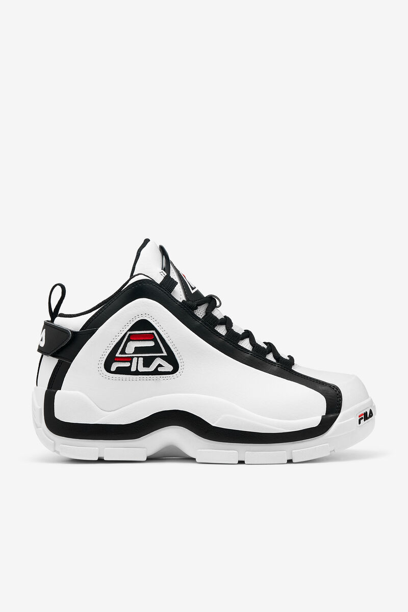 White / Black / Red Men's Fila Grant Hill 2 Basketball Shoes | Oo8tAvjMwNW