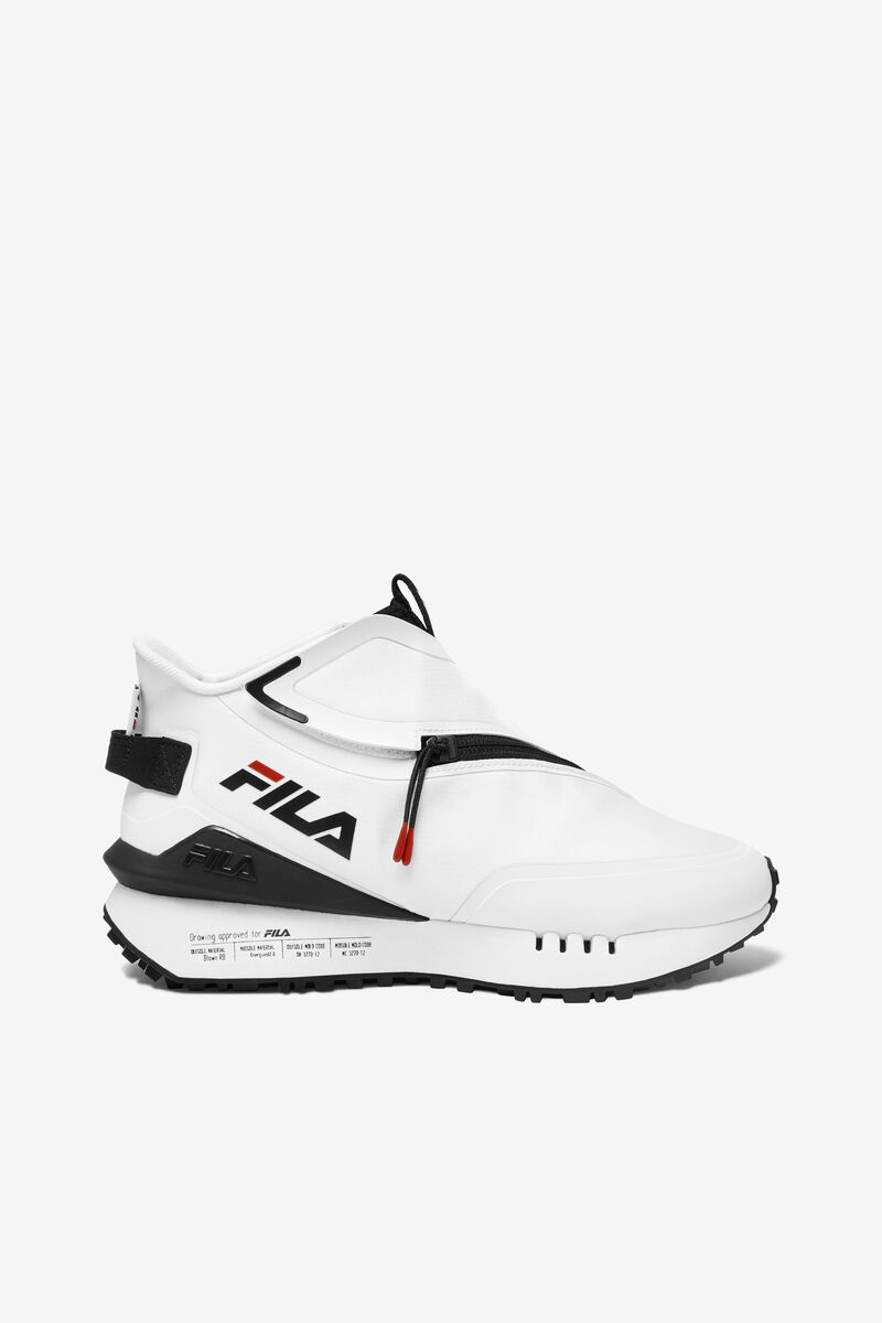 White / Black / Red Women's Fila Space Runner Trainers | o2Ox1MMS6uU