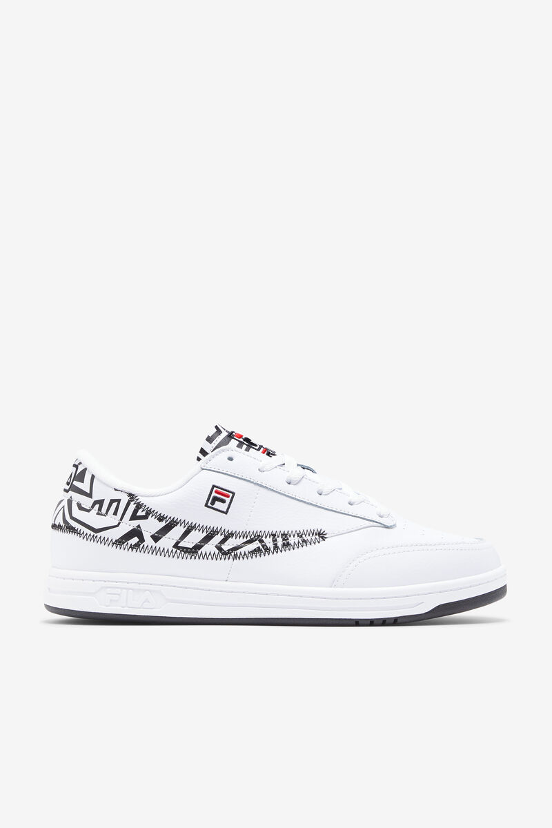 White / Black / Red Women's Fila Tennis 88 90s Trainers | VOLyJgKUwb4