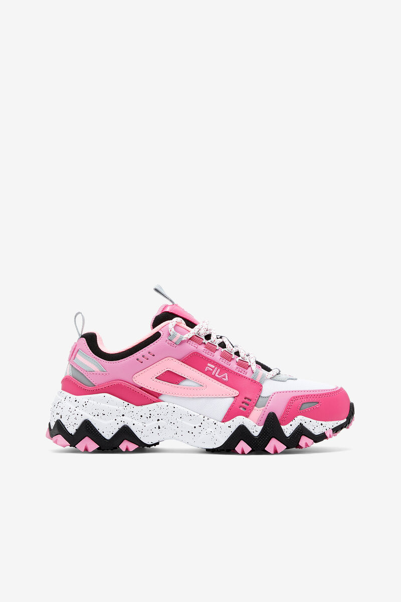 White / Fuchsia Rose / Fuchsia Pink Women's Fila Oakmont Tr Trainers | PAehBCztkSO