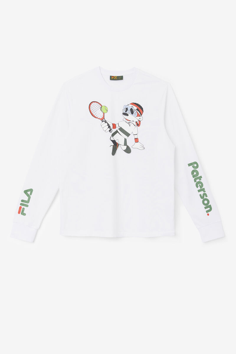 White Men's Fila Fila X Paterson Long Sleeve Shirt | DtD3H6Wixkx