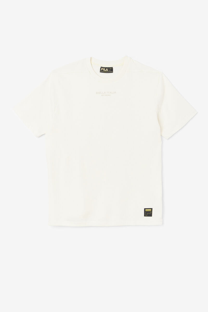 White Men's Fila Kirk Waffle Knit T Shirts | f7owhdyHUFV