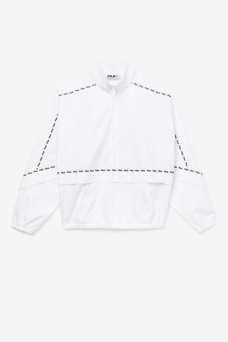 White Men's Fila Raceline Jacket Jackets | Y1zZ2YjZbeb