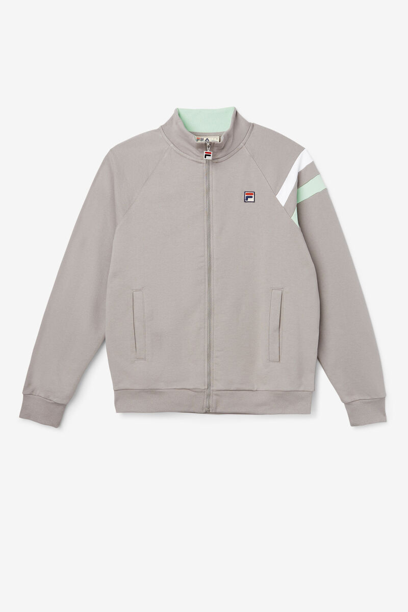 White Men's Fila Stance Track Jacket Jackets | EYXBj5i4moc