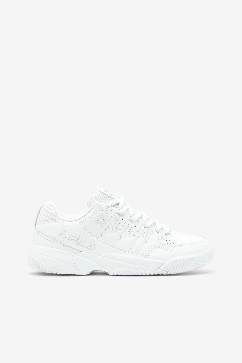 White / Metal Silver Women's Fila Double Bounce Sport Shoes | k4JAgMy6uiB