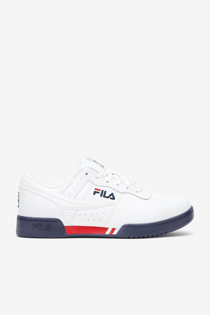 White / Navy / Red Men's Fila Original Fitness Op - Trainers & Lifestyle | Fila Trainers | kRxI9aZbw