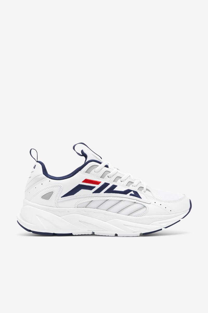 White / Navy / Red Men's Fila Surefire Chunky Dad Sneaker | Fila Trainers | 5eey3AkXAgX