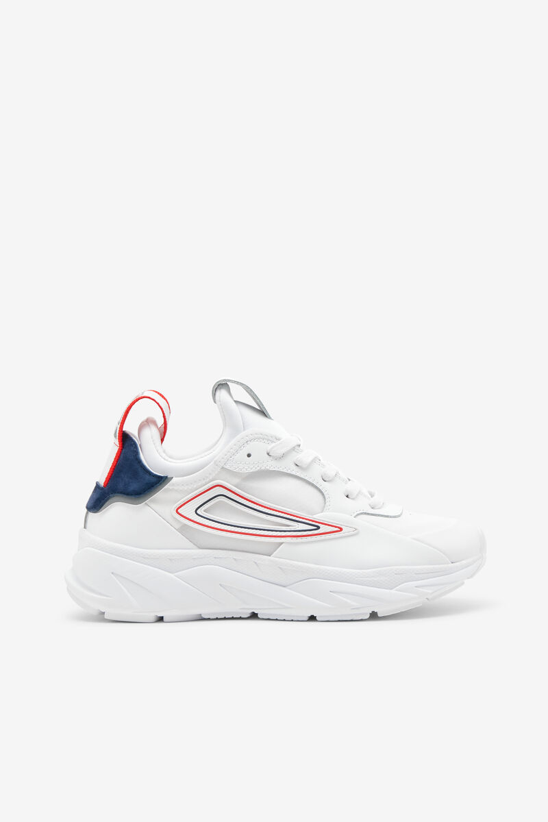 White / Navy / Red Women's Fila Amore Trainers | 3u5EXti2fvS