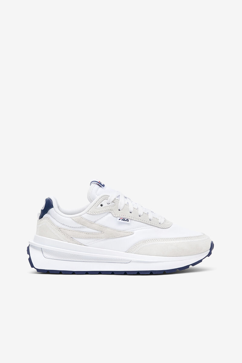 White / Navy / Red Women's Fila Renno Trainers | it4fvZJHhfl