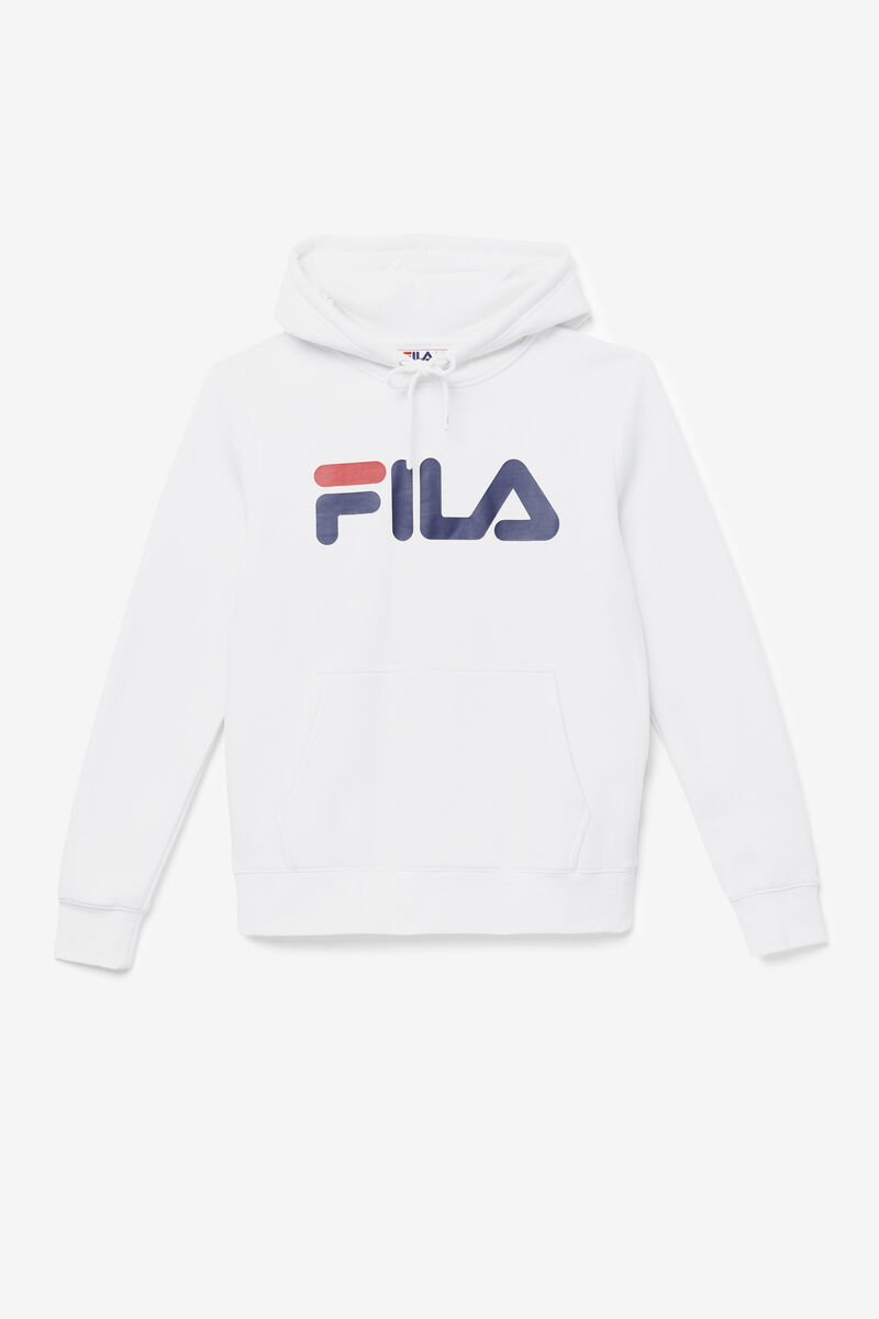 White / Navy Women's Fila Lucy Hoodie Hoodies | u61CWUUxIAn