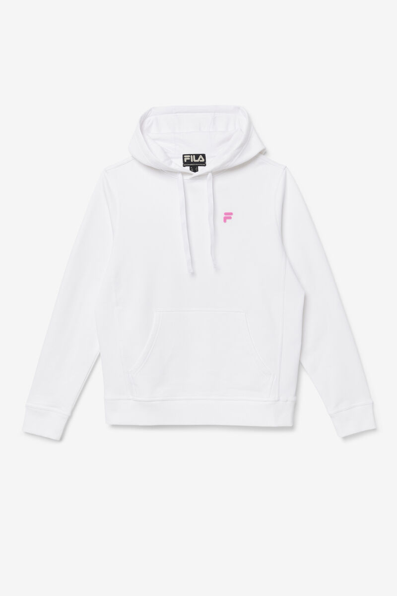 White / Pink Men's Fila Phoenix Hoodie Hoodies | CooloqI2cJI