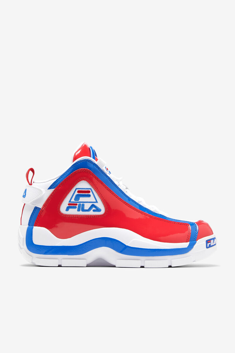 White / Red / Blue Men's Fila Grant Hill 2 Basketball Shoes | Xk1ECHvDWJv