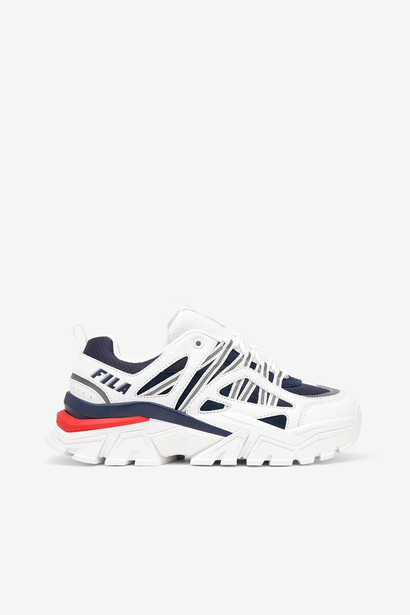 White / Red / Navy Women's Fila Vitalize Trainers | r2JwonvJbOw