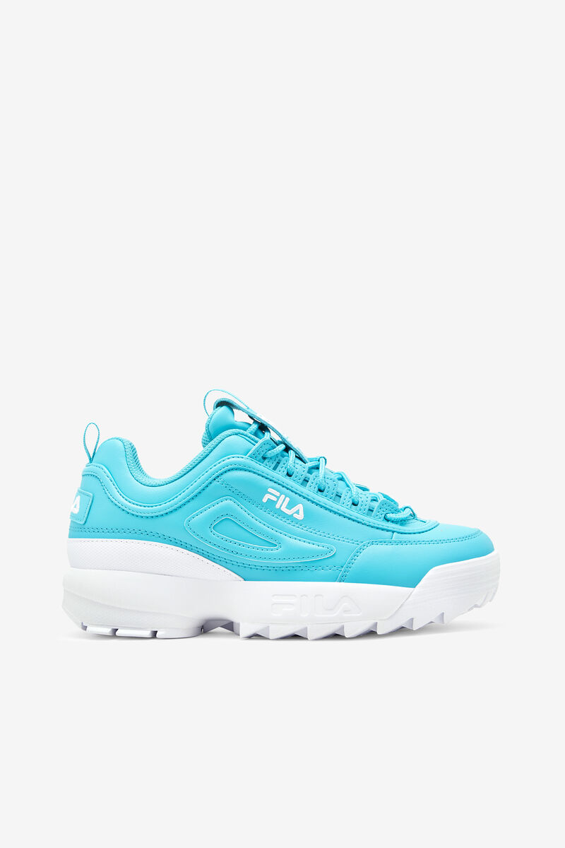 White / White Women's Fila Disruptor 2 Premium Platform Shoes | 6SReCsQIERA