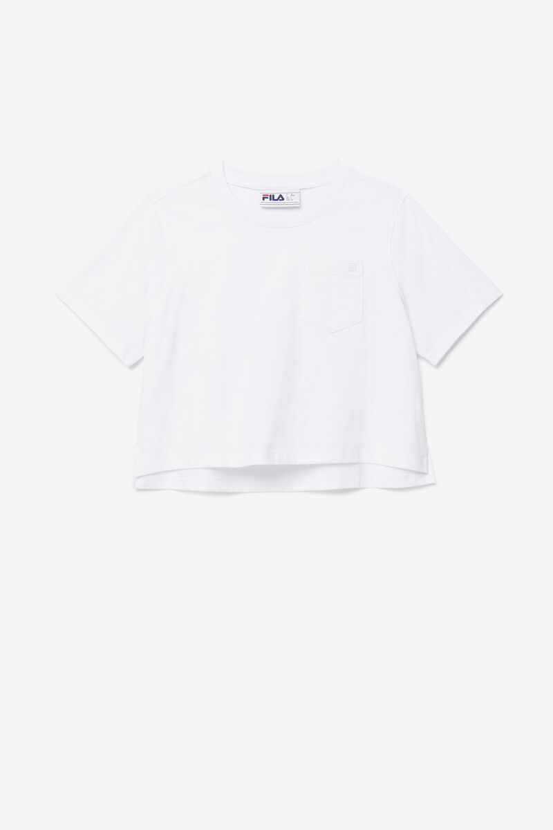 White Women's Fila Blenda T Shirts | 9m5KUWgSF14