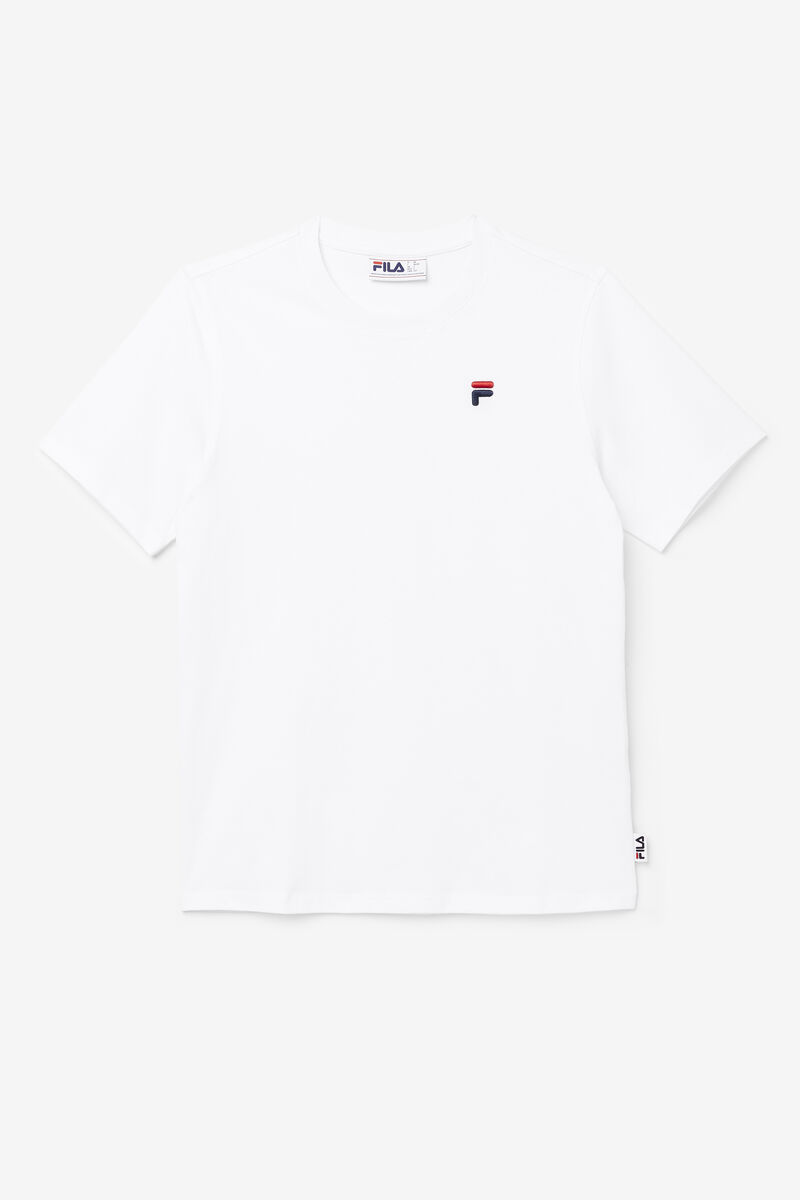 White Women's Fila Derion T Shirts | W3cHMwn3ua4