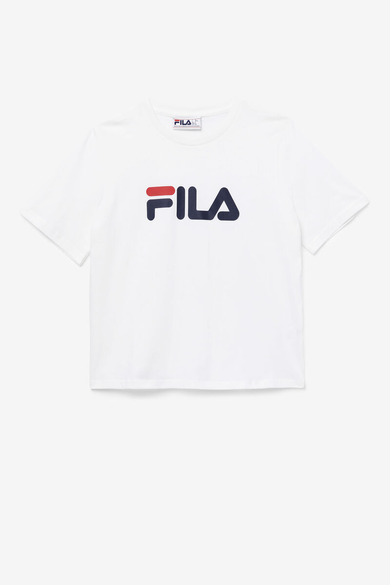 White Women's Fila Miss Eagle T Shirts | 18wQtKEQbGm