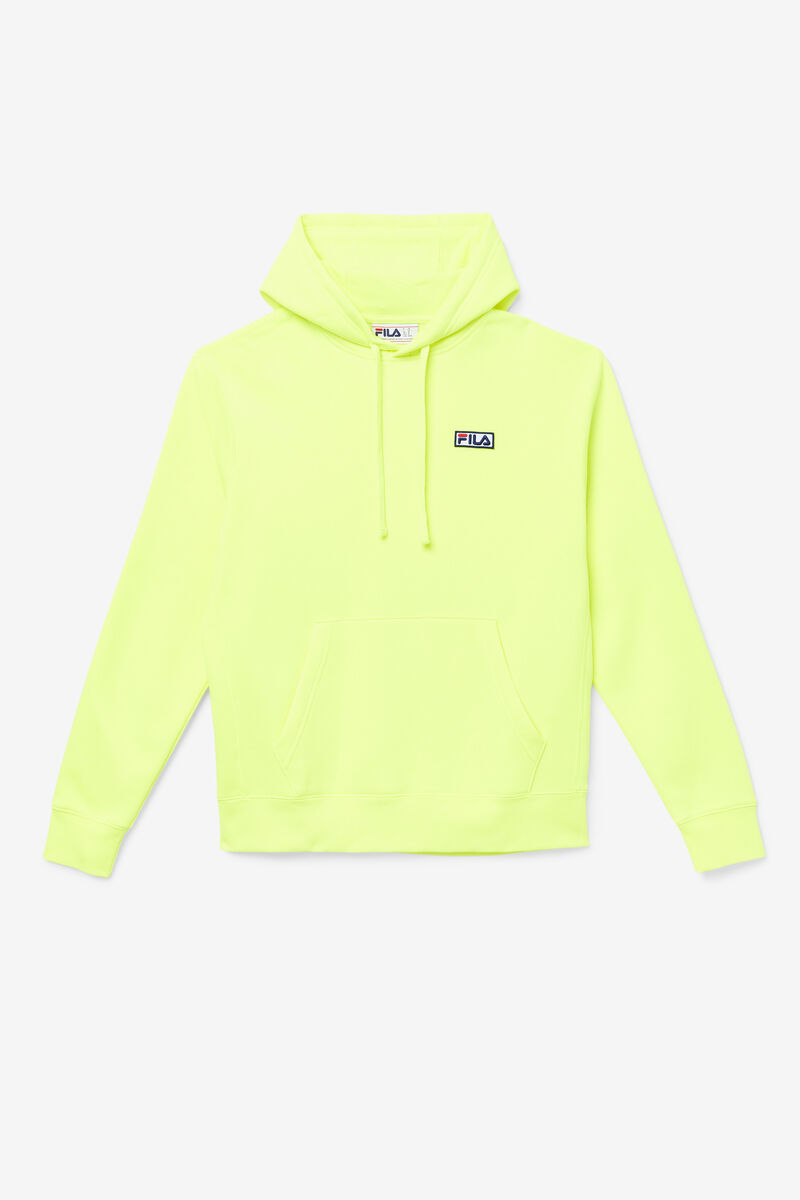 Yellow / Black Men's Fila Algot Hoodie Hoodies | BM6jFOTVxGk