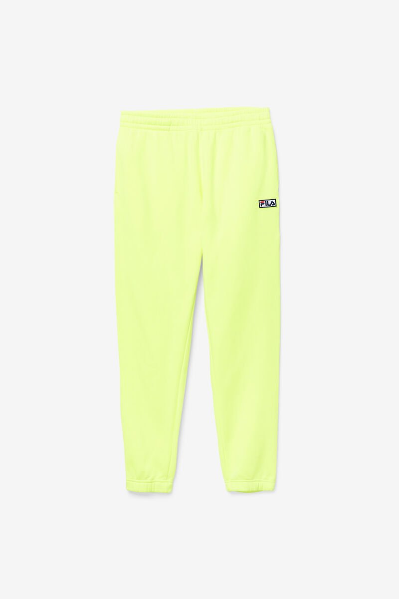 Yellow / Black Men's Fila Garin Jogger Pants | 3I3TmNFPoJr