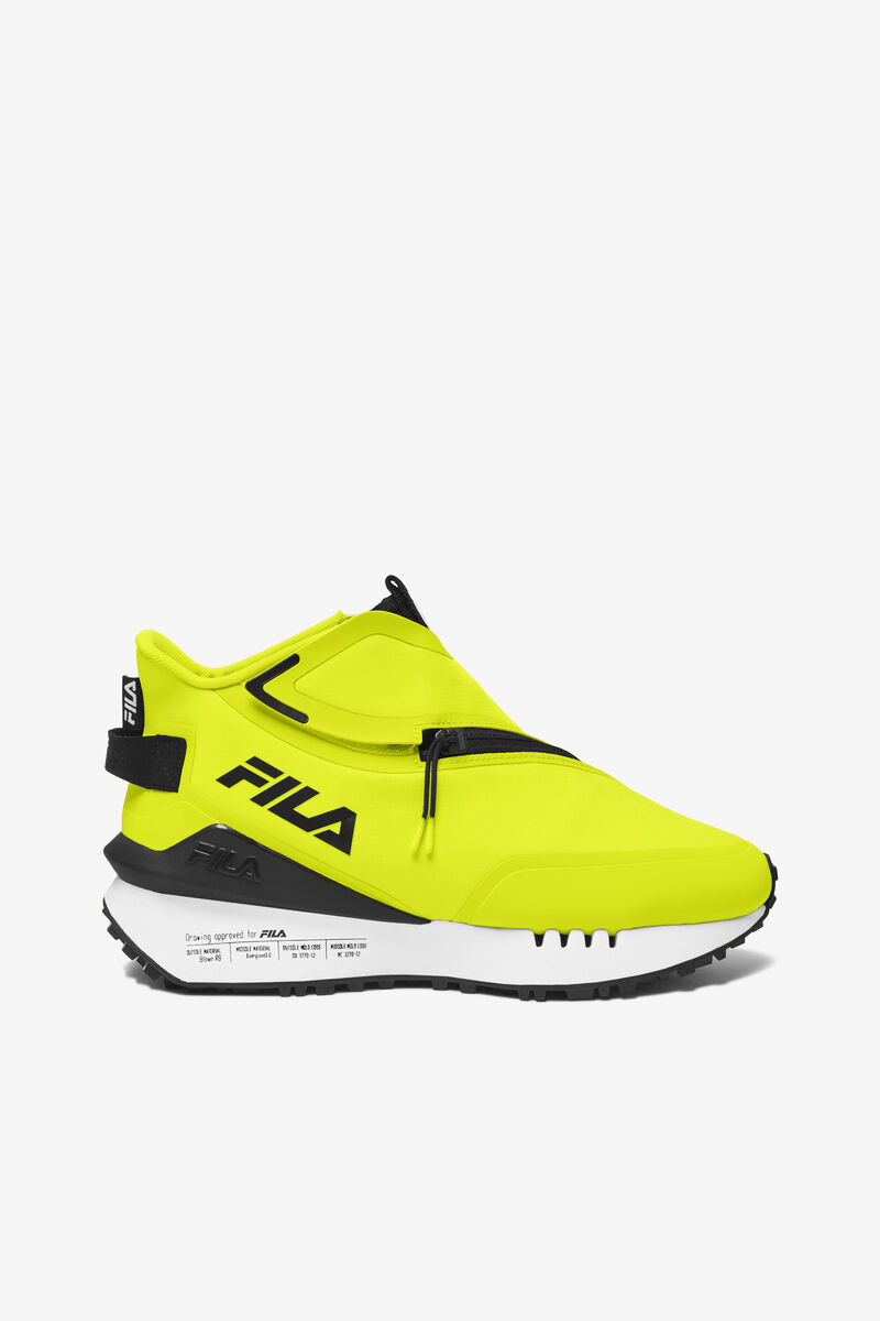 Yellow / Black / White Women's Fila Space Runner Trainers | 3TtcEje75MS