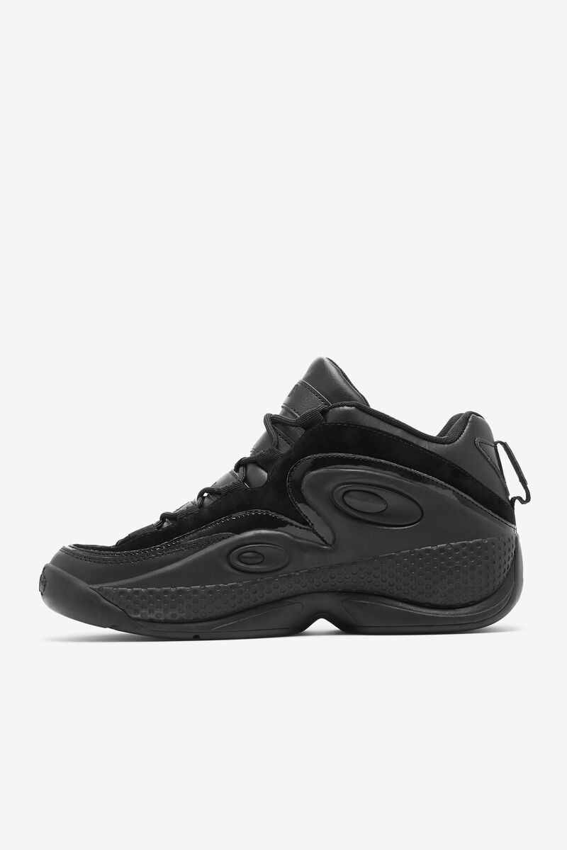 Black / Black / Black Men's Fila Grant Hill 3 Basketball Shoes | dFPmdYW7D3Y