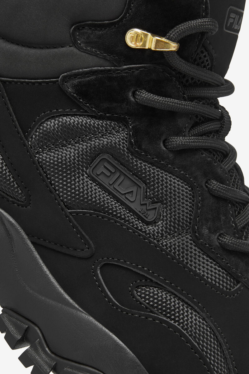 Black / Black / Black Men's Fila Ray Tracer Tr 2 Mid Fashion Boots | Fila Trainers | jrBGK47uEQn