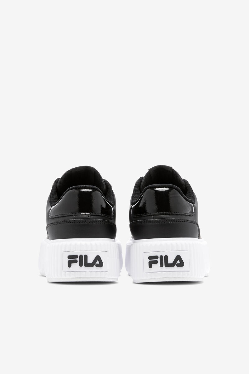 Black / Black / White Women's Fila Sandblast Oversole Trainers | BodaHGrge7w