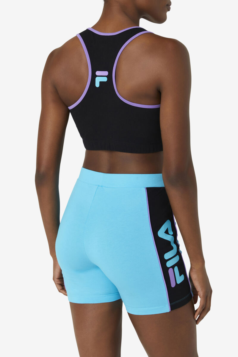 Black / Blue / Purple Women's Fila Poesia Bra Top Leggings | LPdUMq1TBYy