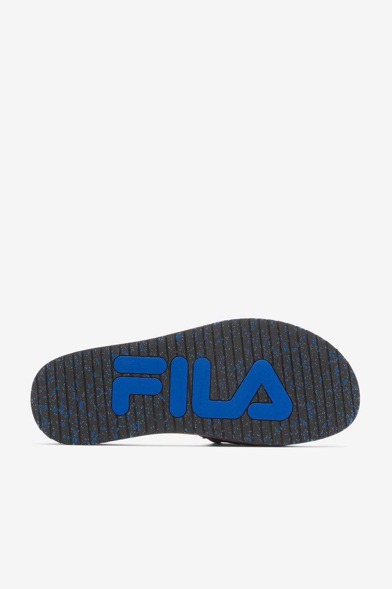 Black / Blue / Red Orange Men's Fila Lunar Slide Slides | YysuCeDAQaQ