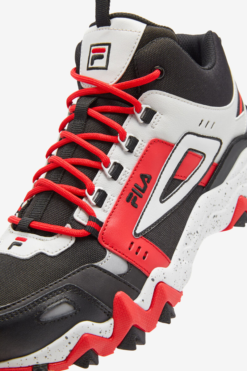 Black / Grey / Red Men's Fila Oakmont Tr Mid Running Shoes | lBNALw9J5kx