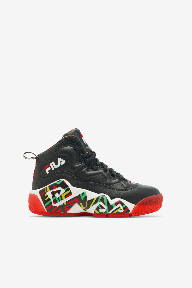 Black / Lemon Kids\' Fila Little Mb Basketball Shoes | SXoVoO6KEBN