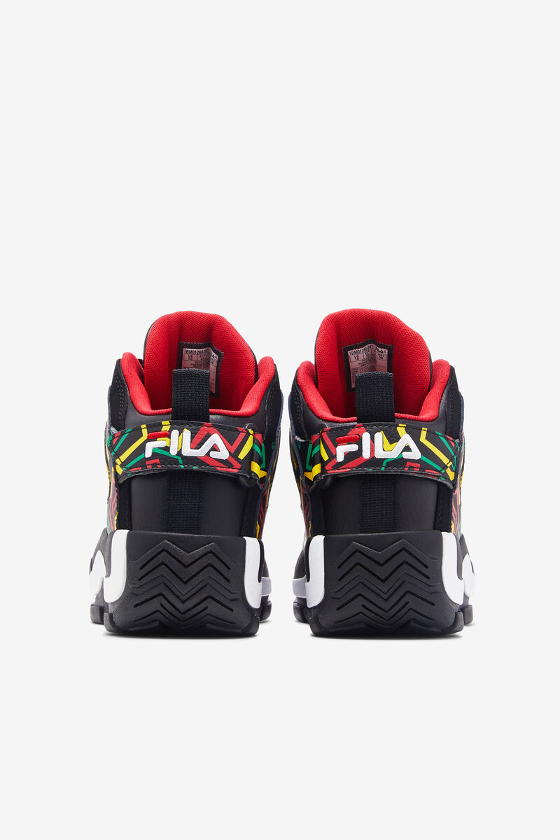 Black / Lemon Men's Fila Grant Hill 2 Basketball Shoes | lUTAQlEenPv