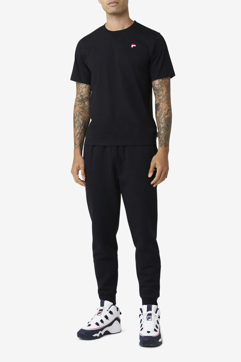 Black Men's Fila Chardon Jogger Pants | T1RpN3E6Rft