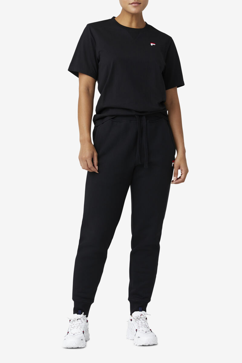 Black Men's Fila Chardon Jogger Pants | T1RpN3E6Rft