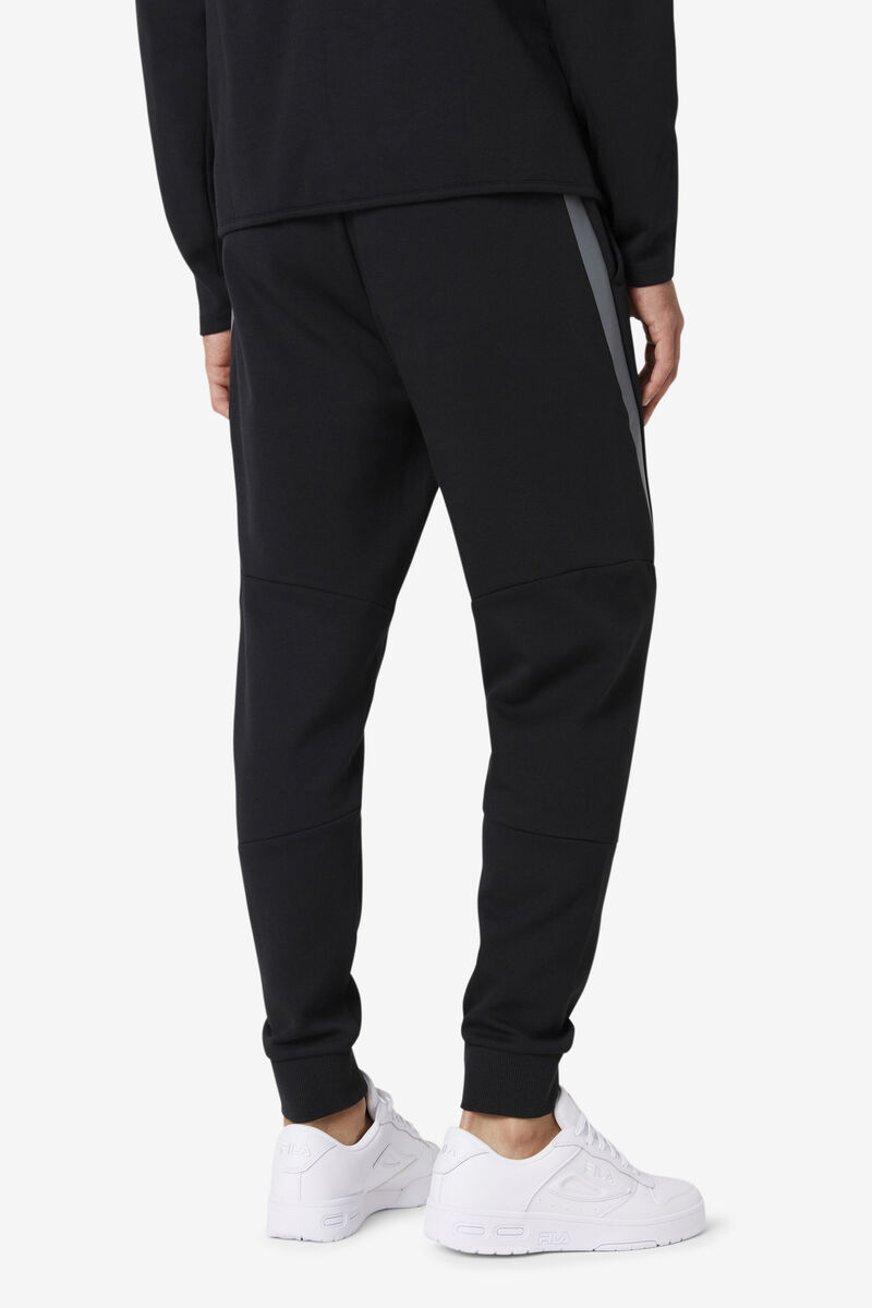 Black Men's Fila Commuter Track Pant Pants | v5CUw14YAcL