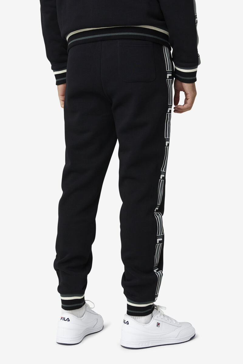 Black Men's Fila Danube Track Pants Pants | udO15D4RAtU