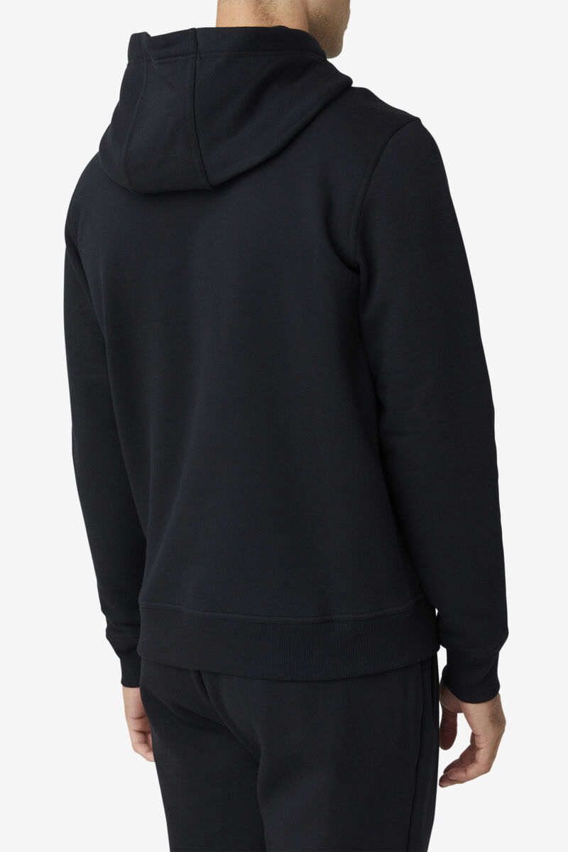 Black Men's Fila Godfrey Hoodie Hoodies | S83CMCzKmEk