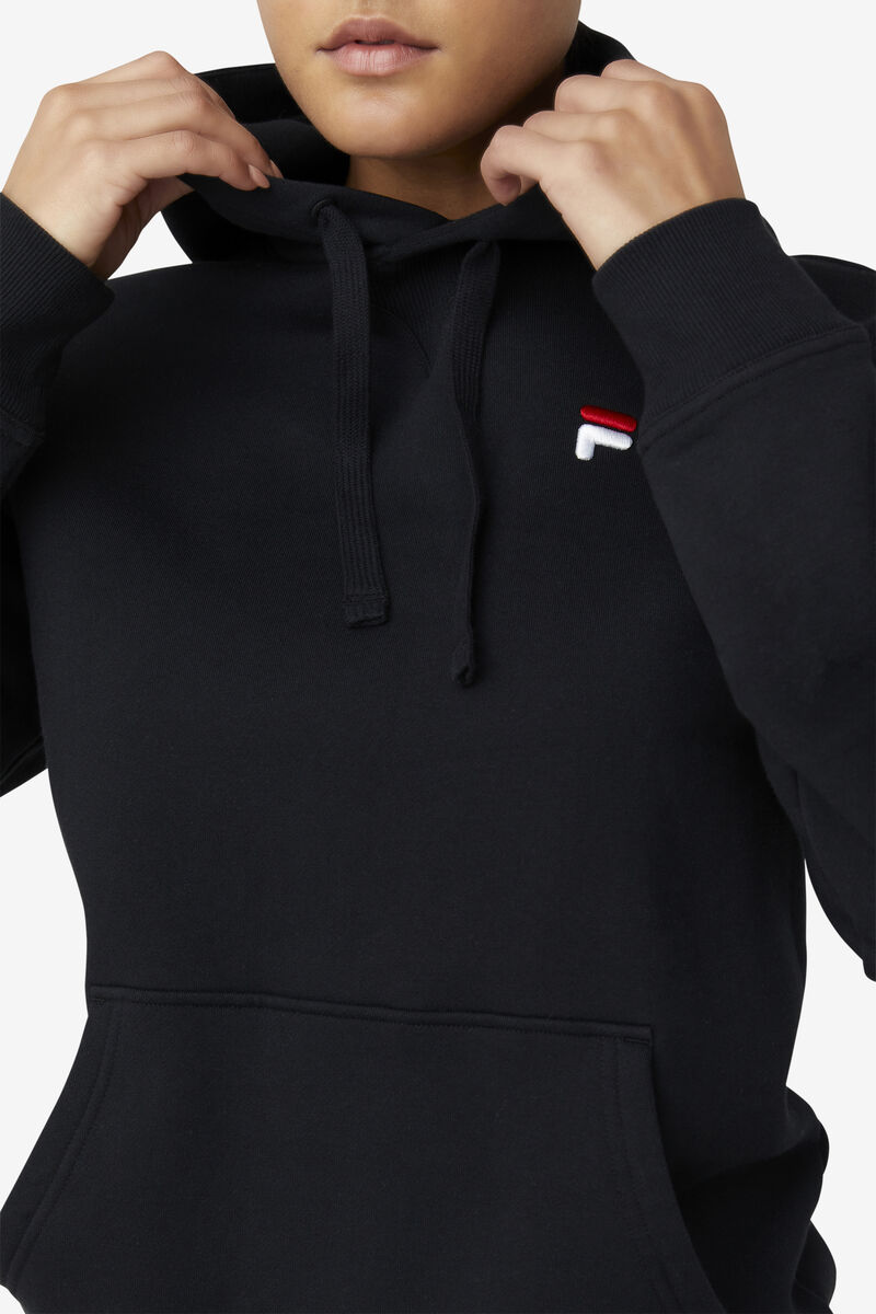 Black Men's Fila Godfrey Hoodie Hoodies | S83CMCzKmEk