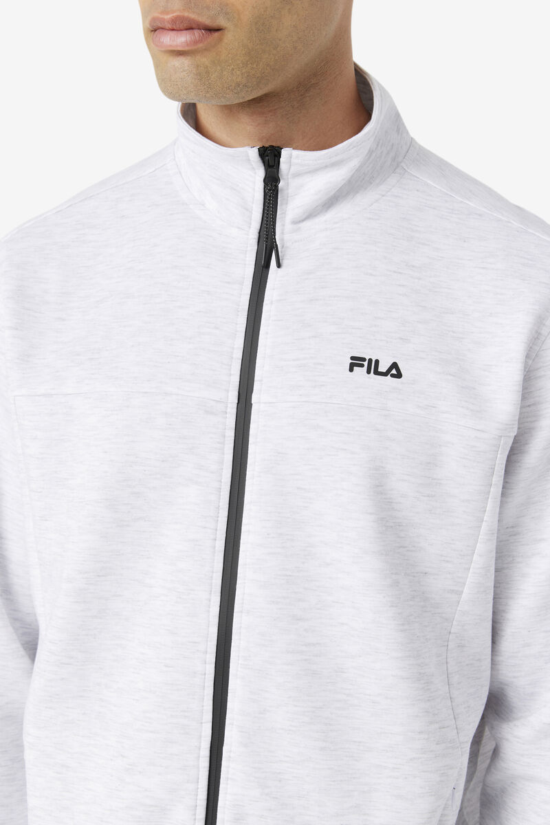 Black Men's Fila Gonal Zip Jacket Jackets | oVyt96BkFUD