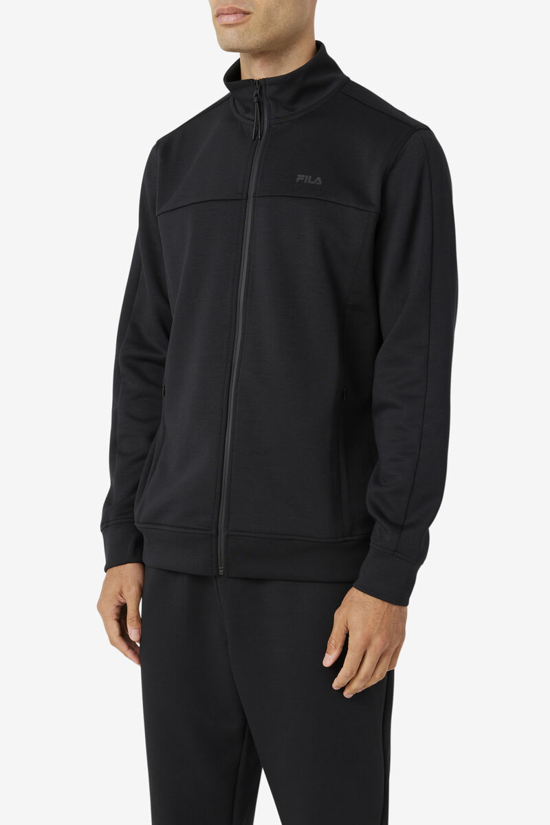 Black Men's Fila Gonal Zip Jacket Jackets | z6N8zEkRWdl