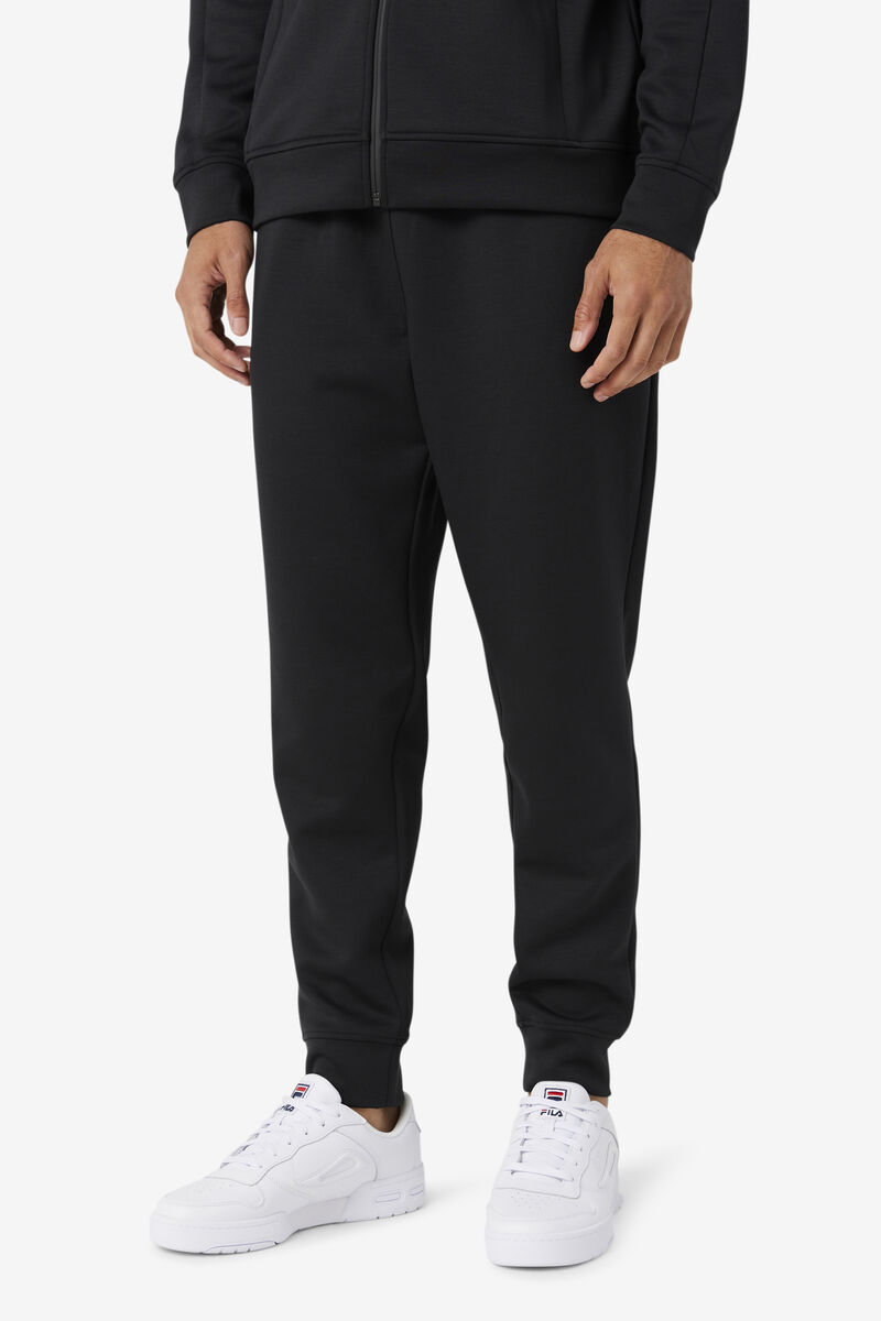 Black Men's Fila Himmat Jogger Pants | RXqFl5HNXEK