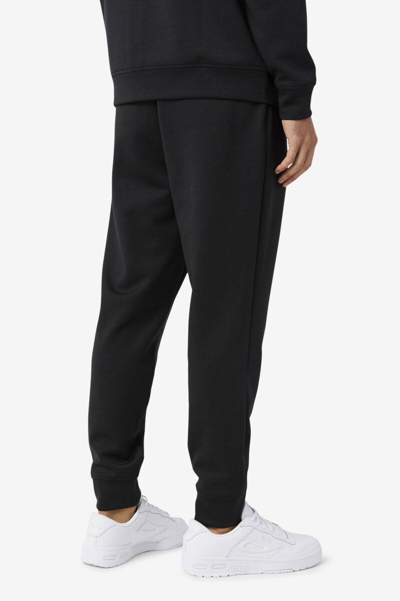 Black Men's Fila Himmat Jogger Pants | RXqFl5HNXEK