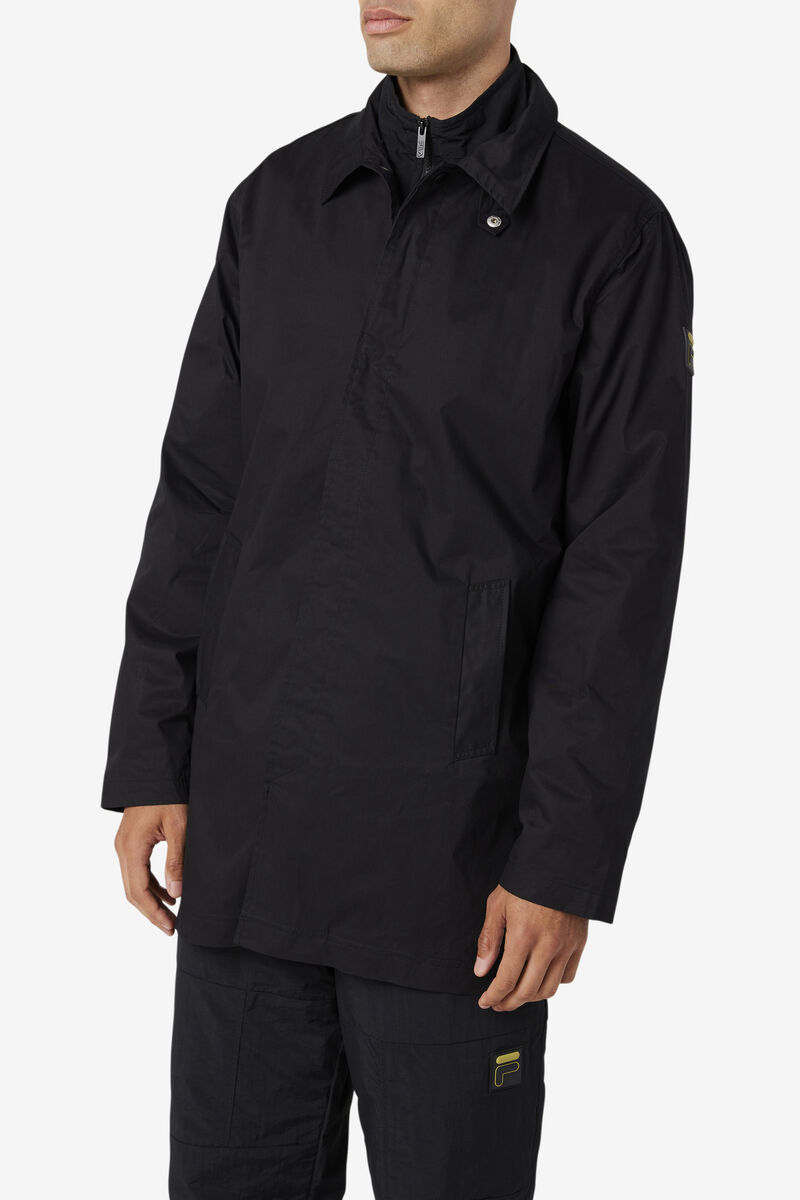 Black Men's Fila Holmes Jacket Jackets | zgHMsmu9MzV