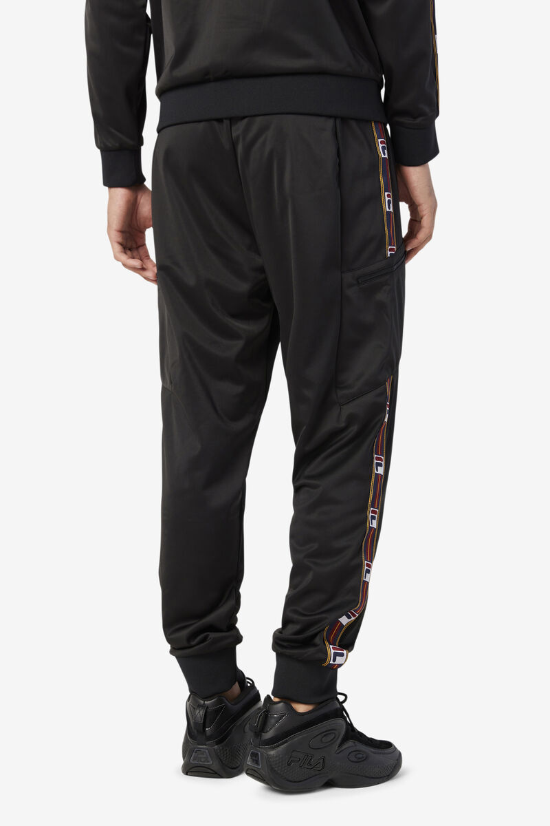 Black Men's Fila Jaxson Pant Pants | P9ZtzjgehTM