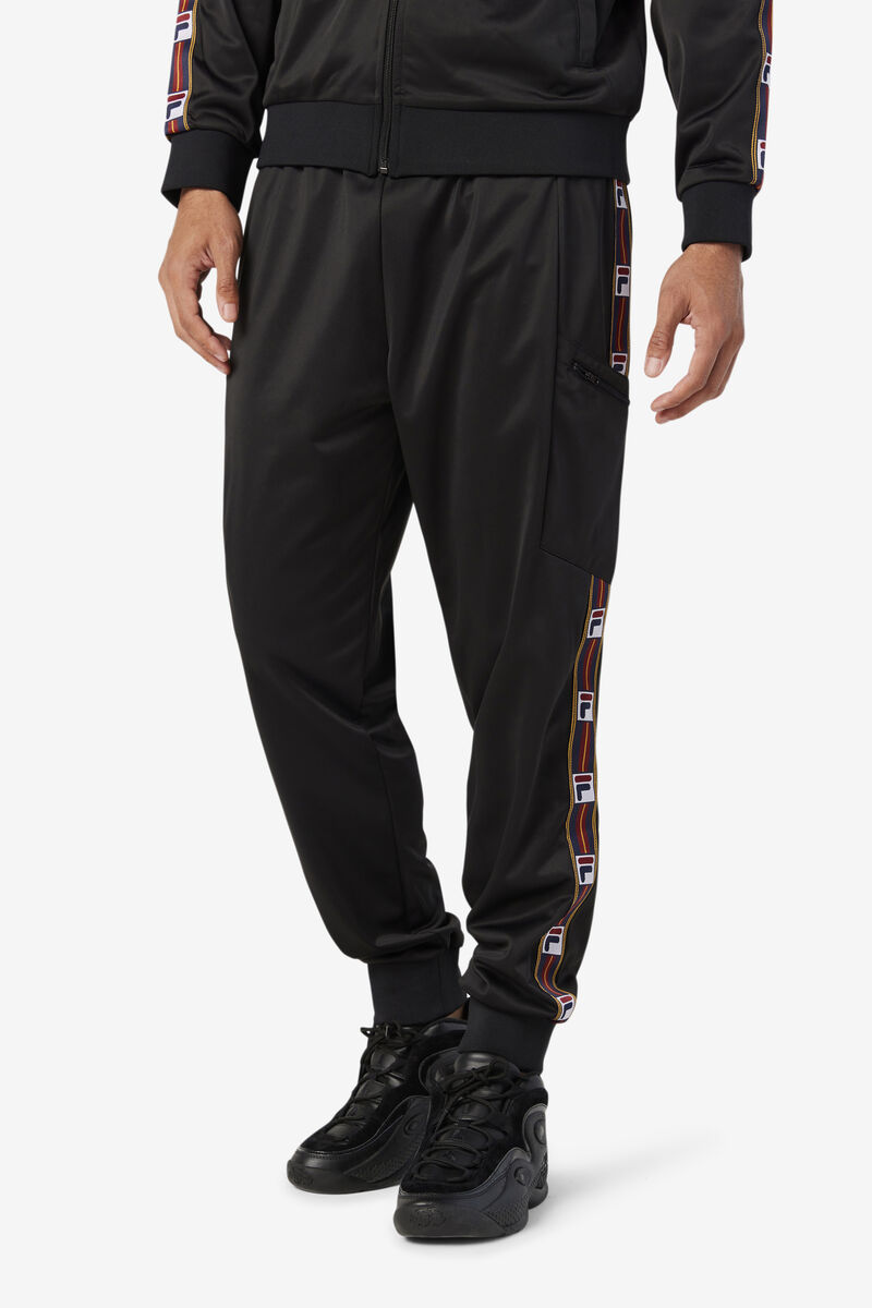 Black Men's Fila Jaxson Pant Tracksuits | g5mE4hF4kFx